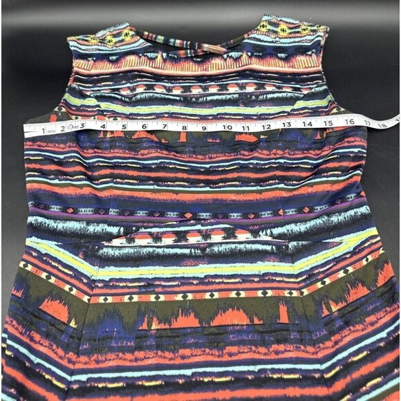 Title Nine Women’s Hillary Sassy Back Sleeveless Dress Aztec Outdoor Travel Sz S - Picture 7 of 7